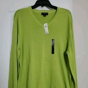 Banana Republic Mens green  Sweater size large nwt